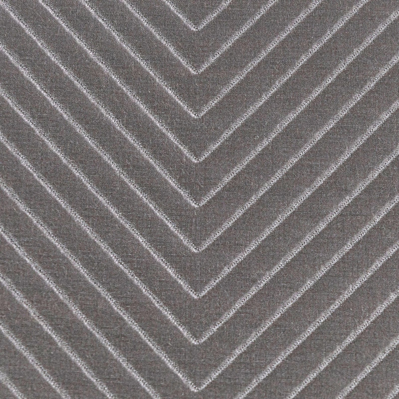 Luxury Herringbone Euro Pillow Cover, Slate Gray
