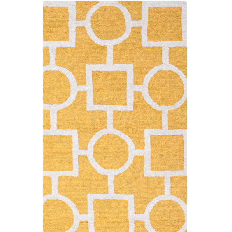 Cambridge Hand Tufted Wool Geometric Rug, 4' x 6'