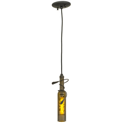 Metro Fusion 1 - Light Black Single Pendant