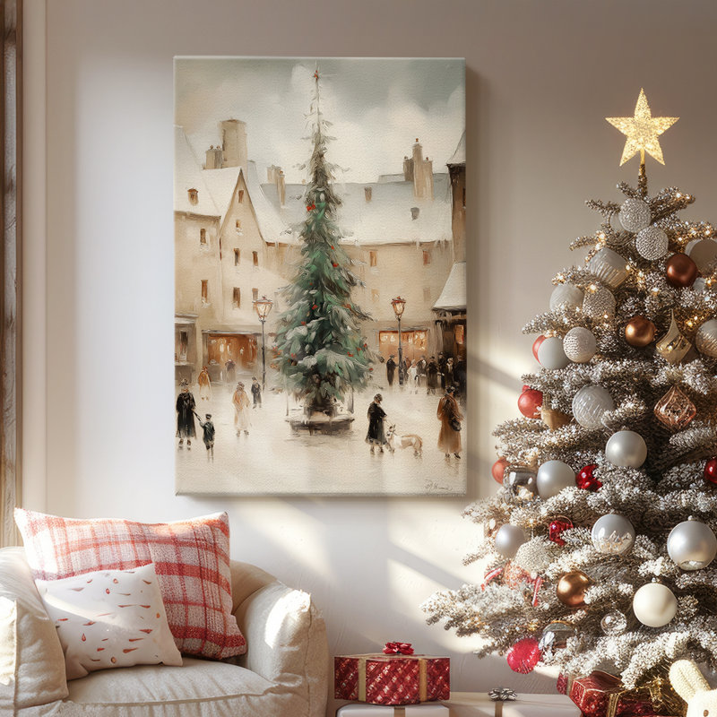 Toile tendue sur toile dorée Carol-Premium Gallery, H 36 po x l 24 po