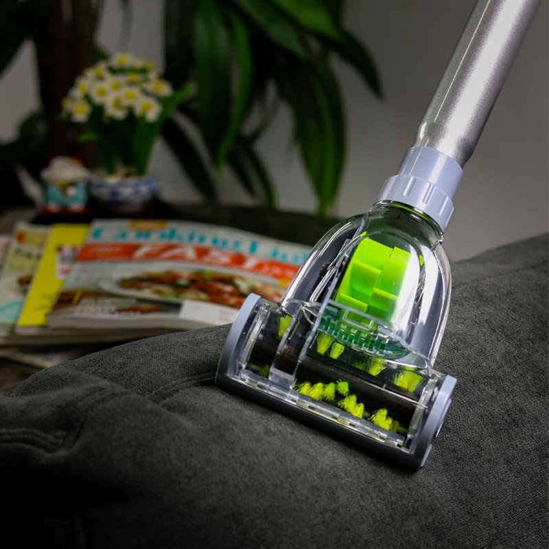 OVENTE Universal Pet Hair/Sofa Brush Attachment Compatible with ST2000, ST2010 and ST2620 Canister Vacuum Cleaners for Efficient Home Cleanup, Easy to Use and Detach, Green ACPST700
