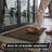 Mayberry Rug Weather Guard Door Mat, Made in the USA, Heavy Duty Entrance Mats, Commercial Office Doormat, Waterproof, Vinyl Backing, Boot Scraper, Walnut 2'x3'-119783195