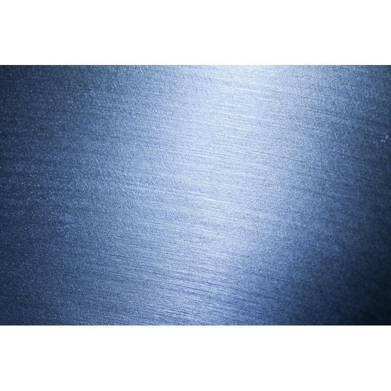 Blue Metallic Texture - Wrapped Canvas Print