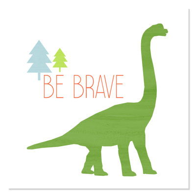 Dino Brave 1, impression sur papier