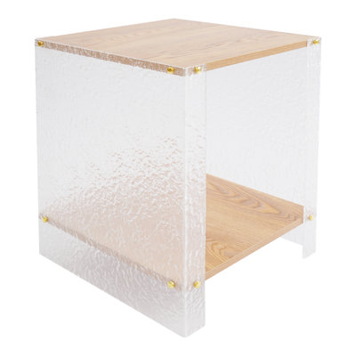 2-Tier Sofa Side Table