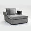 Chaise moderne surdimensionnée avec repose-pieds-1556340454