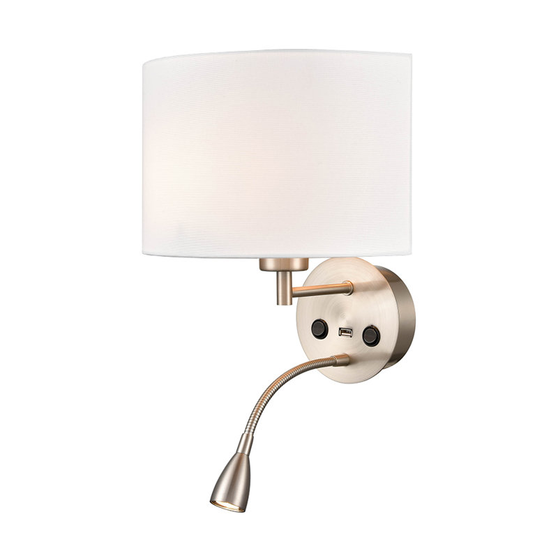 Cretys LED Armed Sconce, Off White