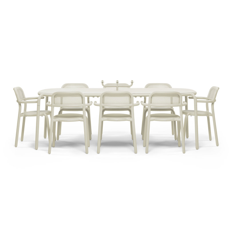 Toni Tablo Outdoor Dining Table, Desert
