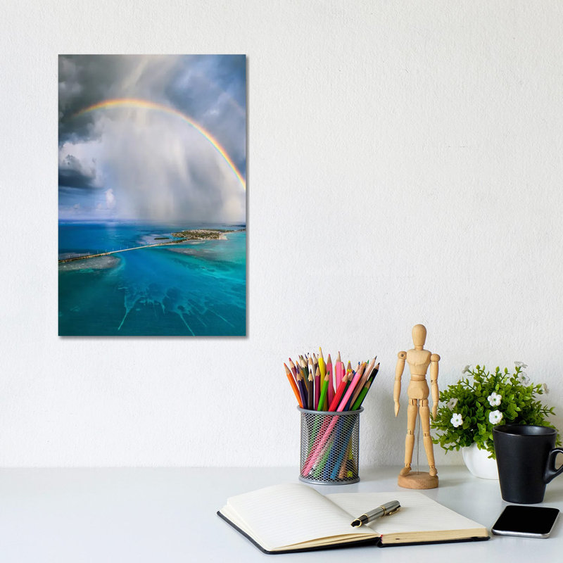 The Keys To Florida 1 Piece Wrapped Canvas Wall Art, 20.32 cm H x 30.48 cm W