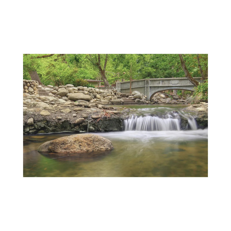 Lithia Park Bridge - Wrapped Canvas Print