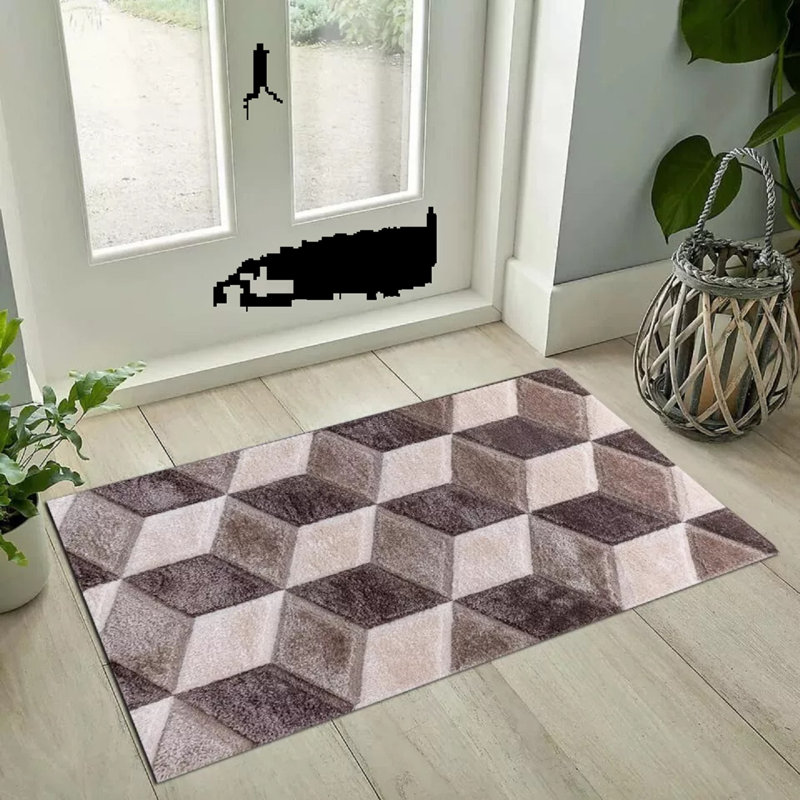Shag Area Rug, Rectangle 80 x 150 cm