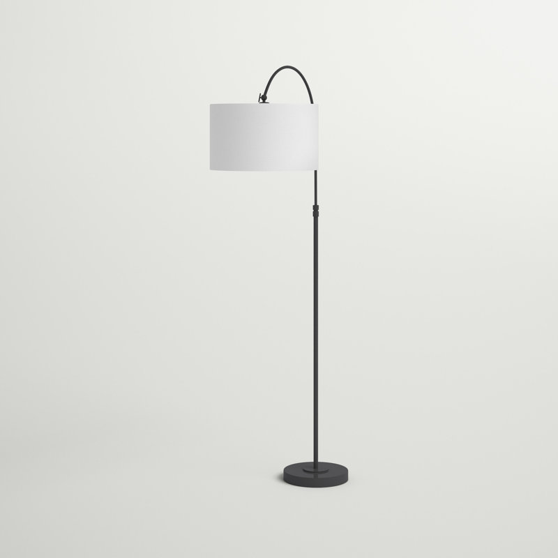 Lampe sur pied arquée 64 po Layden, Bronze huilé