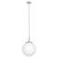 Carnahan 1 - Light Satin Nickel Sphere Pendant-13642269