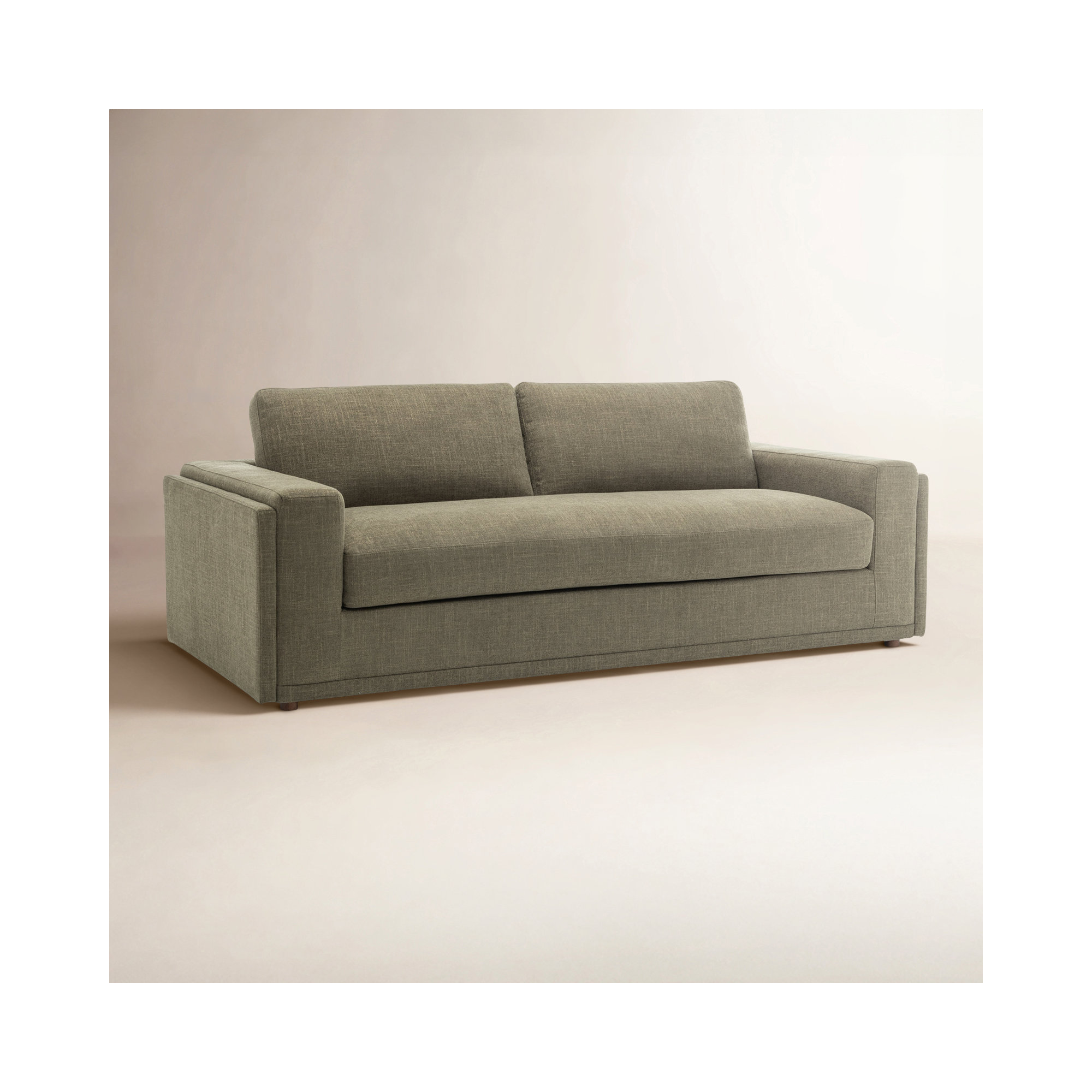 Essex 86.6” Upholstered Sofa, Green