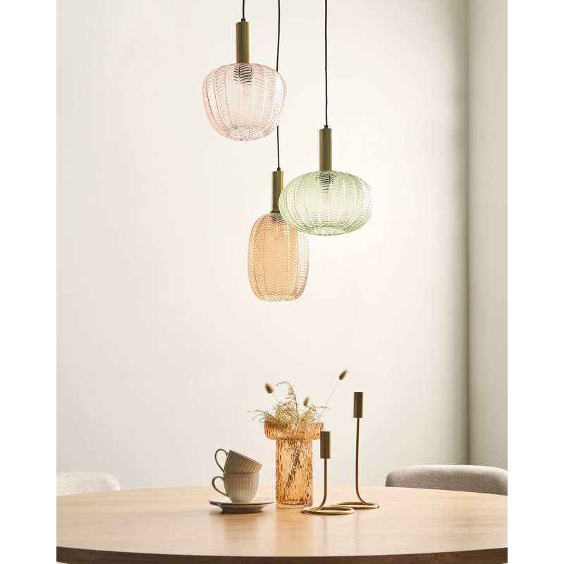 Anneli 3 - Light Gold Cluster Pendant
