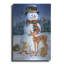 The Holiday Aisle «Snowman With Friends» par William Vanderdasson, art mural en métal-793131496