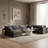Hinami Upholstered U-Shaped Sectional Reversible-94482557