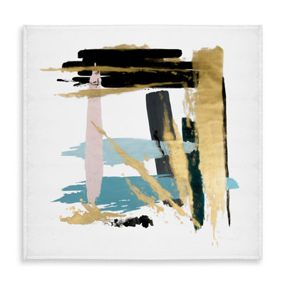 Pastel Stroke Tablecloth - Modern Shapes Indoor/Outdoor Decor