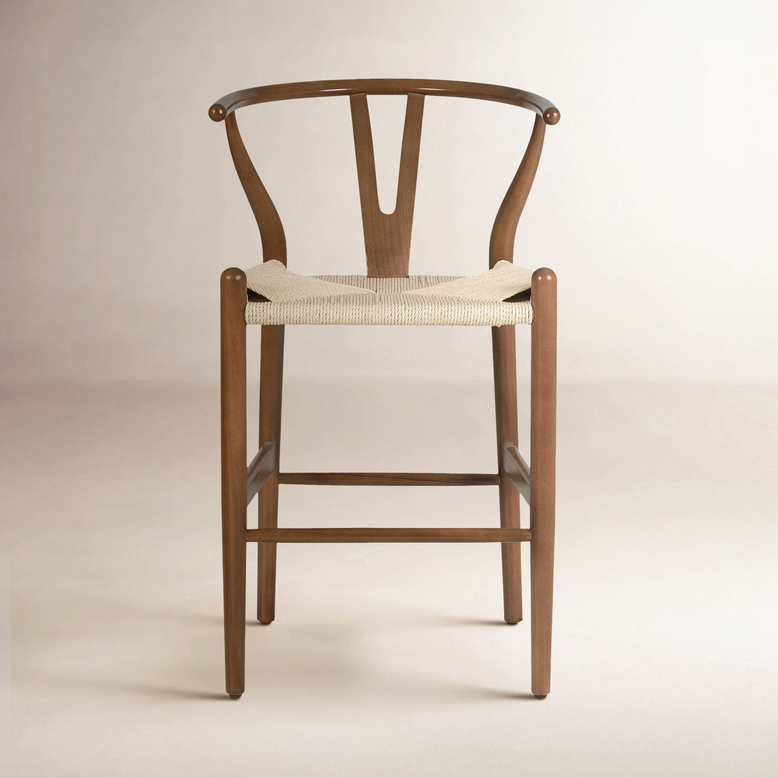 24" Bar Stool, Walnut