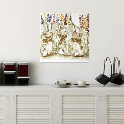 Contemporary Art Abstract Contemporary Rabbit Spring Art