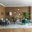 Miroir rond en fer