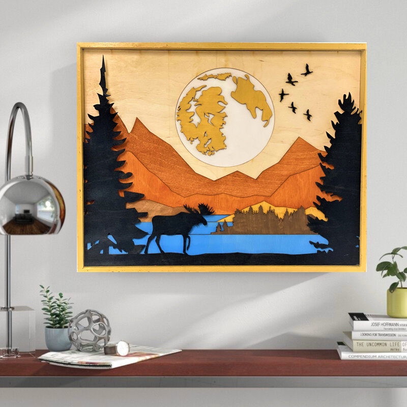 Shadow Box Print on Wood