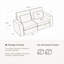 78,74 po Canapé modulaire Comfy Cloud Couch For Living