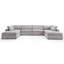 Canapé modulaire rembourré 8 pièces Nuccio