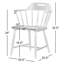Vintage Market Spindle Back Arm Chair with Handle Cut Out-2122720683