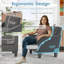 Chaise d'appoint rembourrée 30 "Mid Century-1873726870