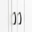 Unité de rangement blanche avec tablette réglable - portes, tiroir, pour armoire de salle de bain plusieurs pièces-2012853166
