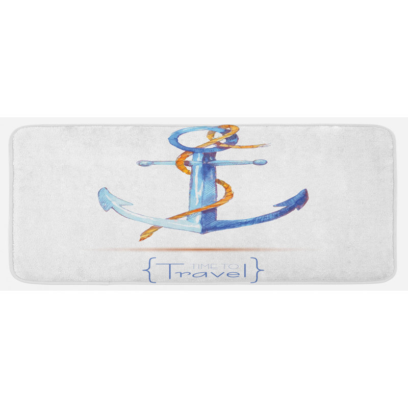 Tapis de cuisine ancre