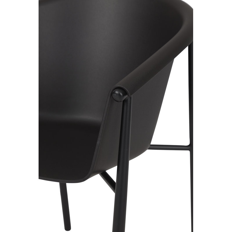 Lofties 2 - Person Metal Patio Dining Set with Round Table