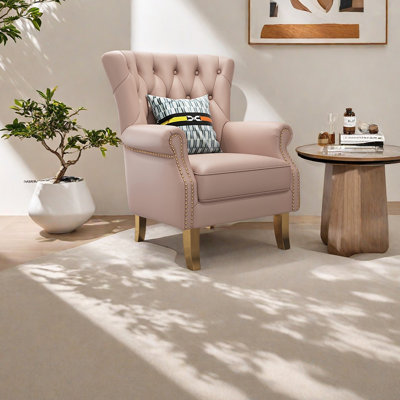 Fauteuil d'appoint Luxe avec rivets