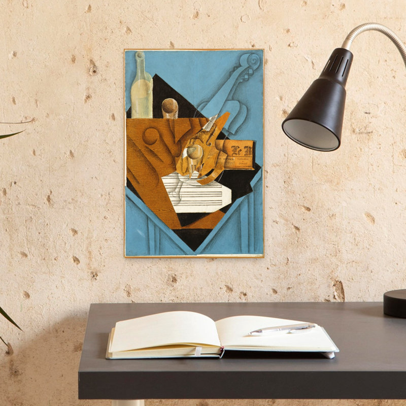 The Musicians Table, 1914 Abstract Contemporary Wall Art Print by Juan Gris - Wrapped Canvas Print, 45.72cm H x 30.48cm W