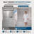 Catalyst 68"- 73" W X 79" H Double Sliding Frameless Shower Door In Brushed Nickel With 3/8" Clear Glass-133996244-96391519