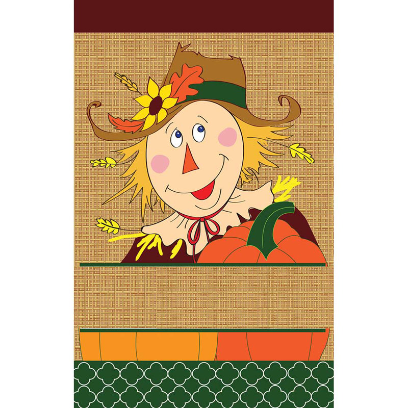 Drapeau de jardin en polyester 18 po x 13 po Chakotay