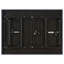 Grand lit réglable Carpon gris et noir-1075233346