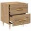 40cm W Manufactured Wood Bedside Table-526289396