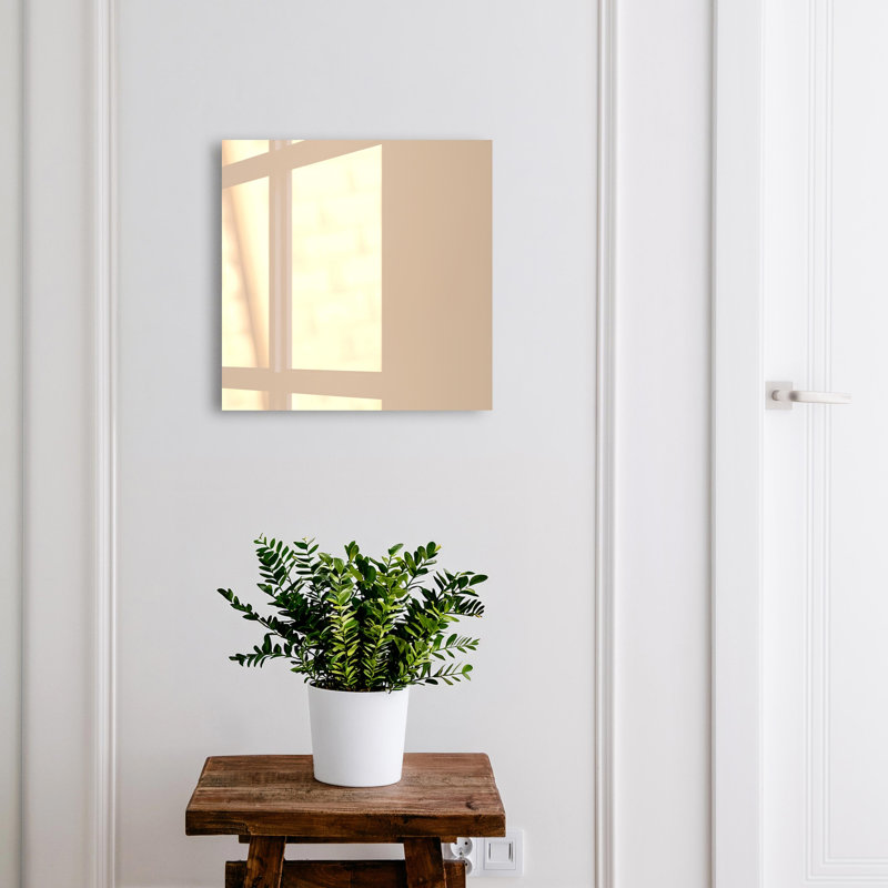 Key box for wall, Opens to the left, 30x30x5, Black, Light warm beige simplicity calm elegance, 