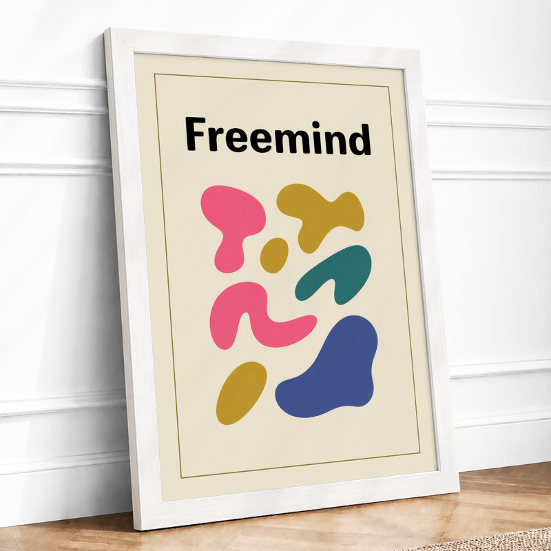 Freemind Mid-Century - Framed Print, A1 - 84.1 x 59.4 cm, White