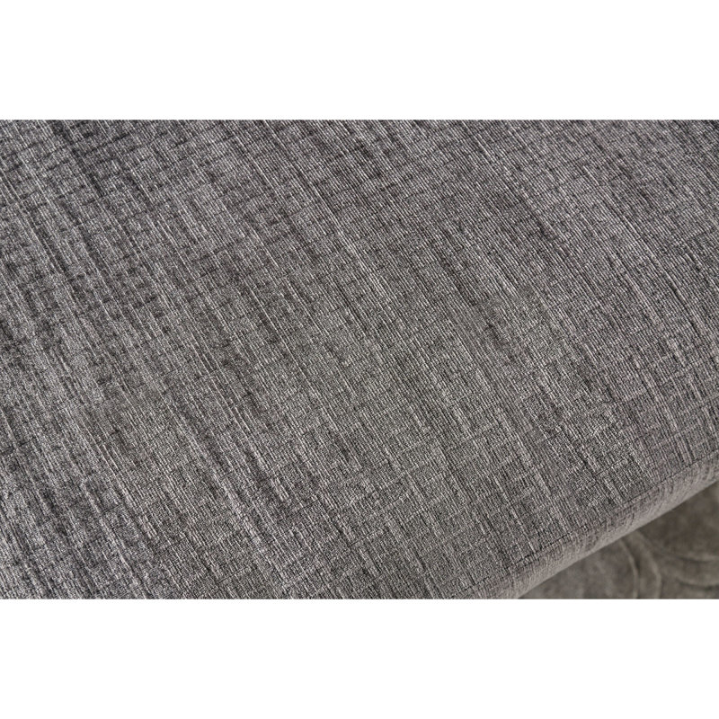 Repose-pieds de salon en tissu de chenille beige, siège confortable et moelleux, pieds en bois et mousse, repose-pieds 1pc seulement.