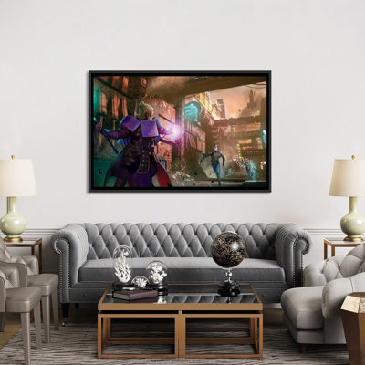 Dystopian Adventures Opener - Wall Art Print - Framed Canvas