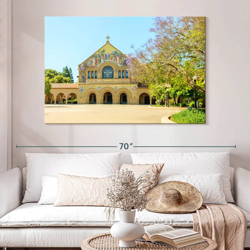 Église commémorative de l'Université Stanford, 34" H x 51" W