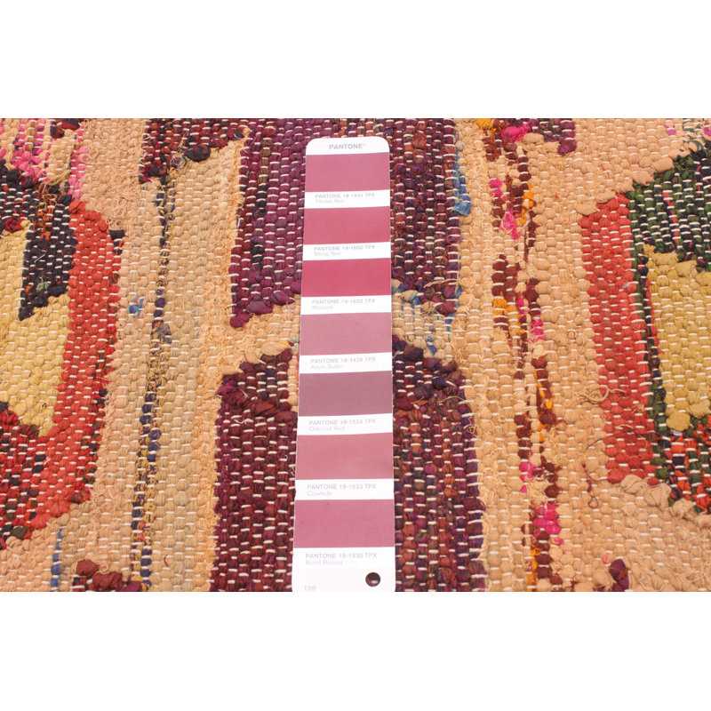 Jeu de couleurs kilim bourgogne, Rectangle 5 pi x 8 pi
