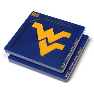 Acrylic Square 2 Piece Coaster Set