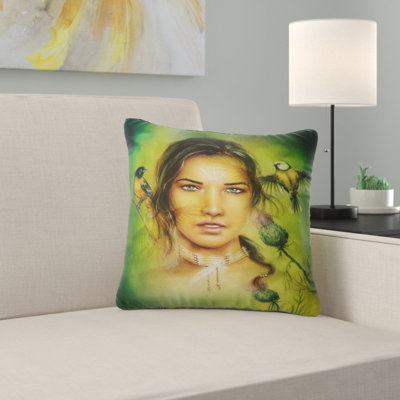 Reversible Throw Pillow
