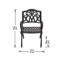Ensemble de chaises toutes saisons 2 pièces Leeds Collection