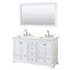 Ensemble de meuble-lavabo double autoportant 72 po avec plateau en quartz Deborah-98181113-98181112-98181109