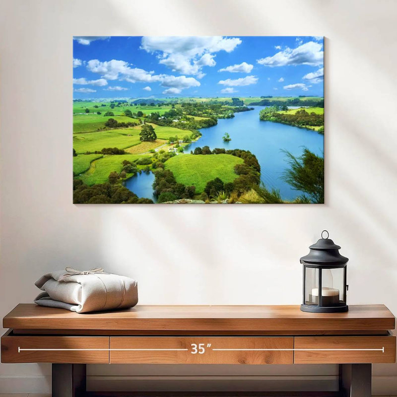 Alvord Waikato River, 16" H x 24" W